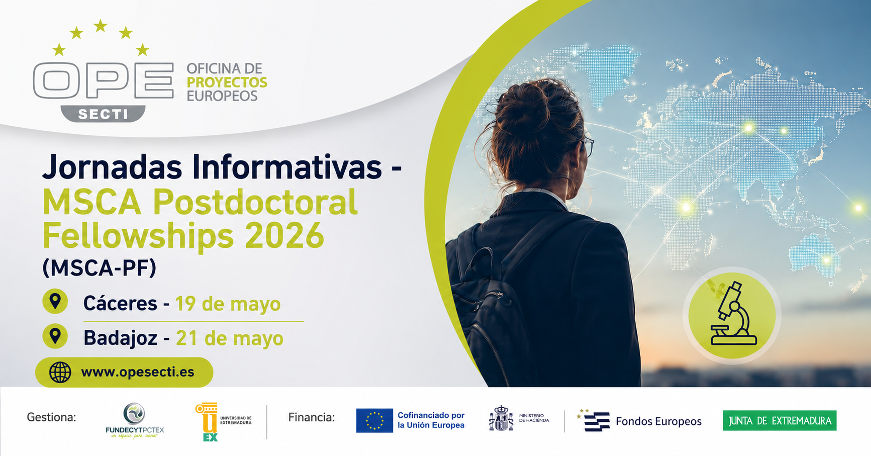Jornadas Informativas – MSCA Postdoctoral Fellowships 2026 (MSCA-PF)